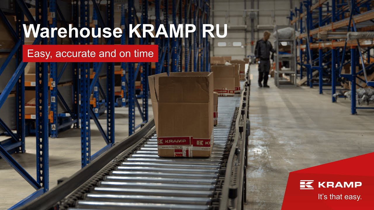 Kramp Racking Warehouse KRAMP RU | Easy, accurate and on time - YouTube