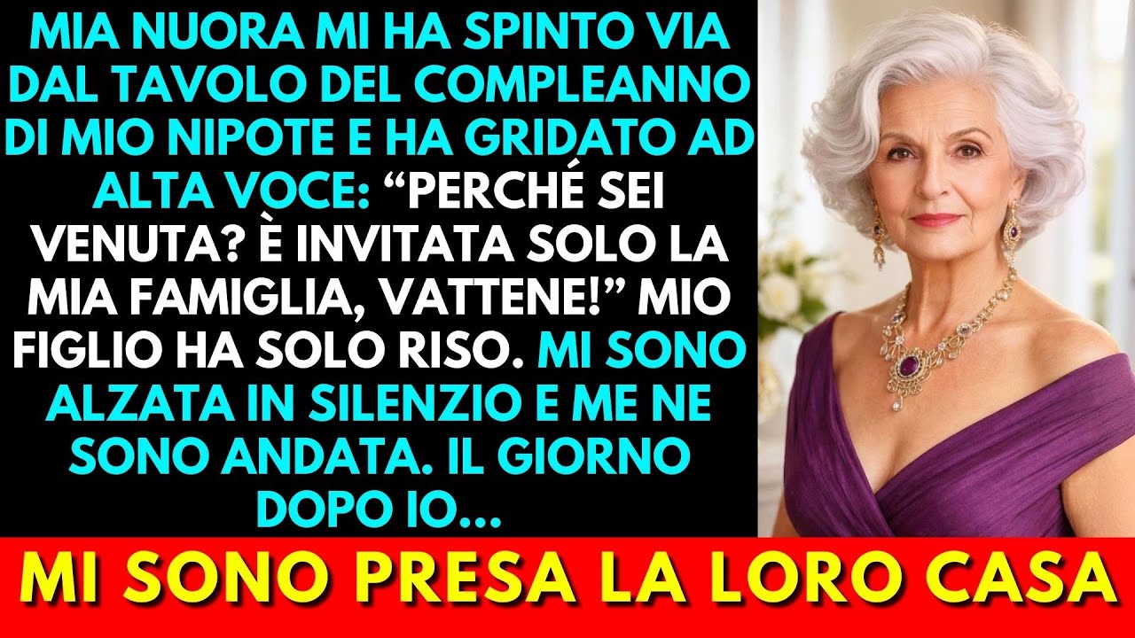 Mi Cacciò Dal Compleanno Di Mio Nipote… Quello Che Feci La Mattina Dopo Scioccò Tutti