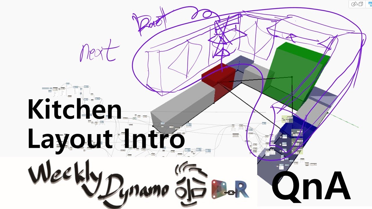 Kitchen layout test 001 weekly dynamo QnA intro - YouTube