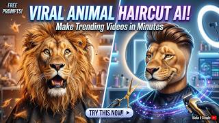 How to Make Viral Animal Haircut Videos with AI (Super Easy!)
