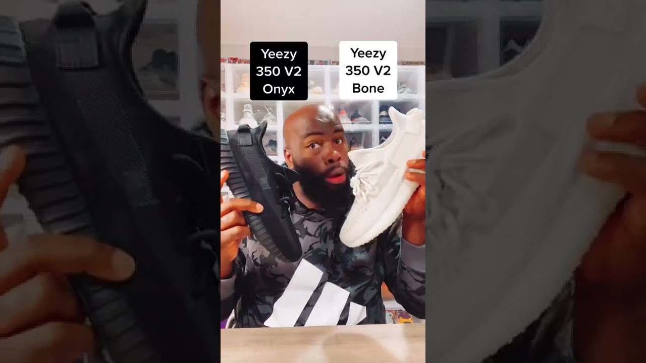 Yeezy 350 V2 Onyx VS Bone: Sneaker Battle 