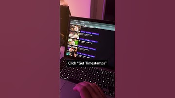 This is how to do your timestamps on Youtube with AI!