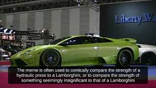 Hydraulic Press Vs Lamborghini
