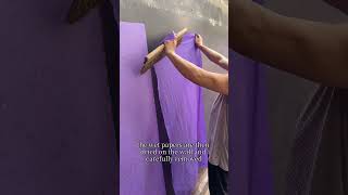 Traditional handmade purple paper | The magic of ancient art 💜#HandmadePaper #TraditionalCraft