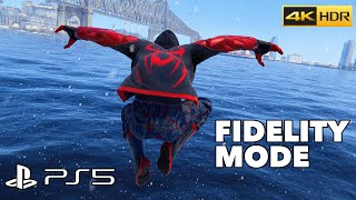 Spider-Man: Miles Morales The End Suit Gameplay 4K HDR
