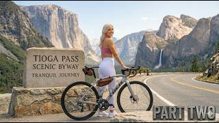 Yosemite ride through Tioga Pass to Groveland, CA 4 K LONG BIKE RIDE PT