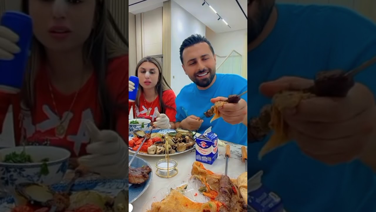 ريتشو ننوش عم يتعشو مشاوي مع عمو 🔥🔥👉