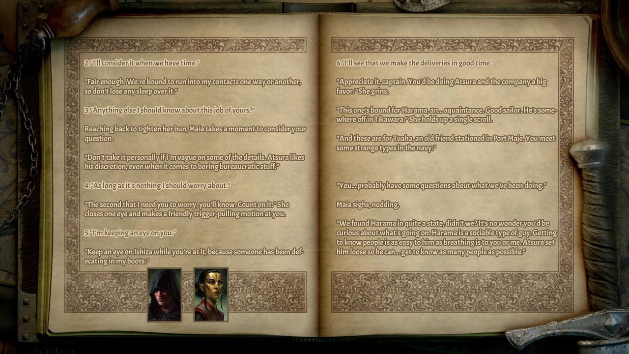 Chatting with Maia Deadfire. Pillars of Eternity II YouTube