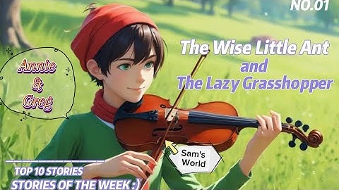 The Wise Little Ant and The Lazy Grasshopper | Moral Stories For Kids in English #animation