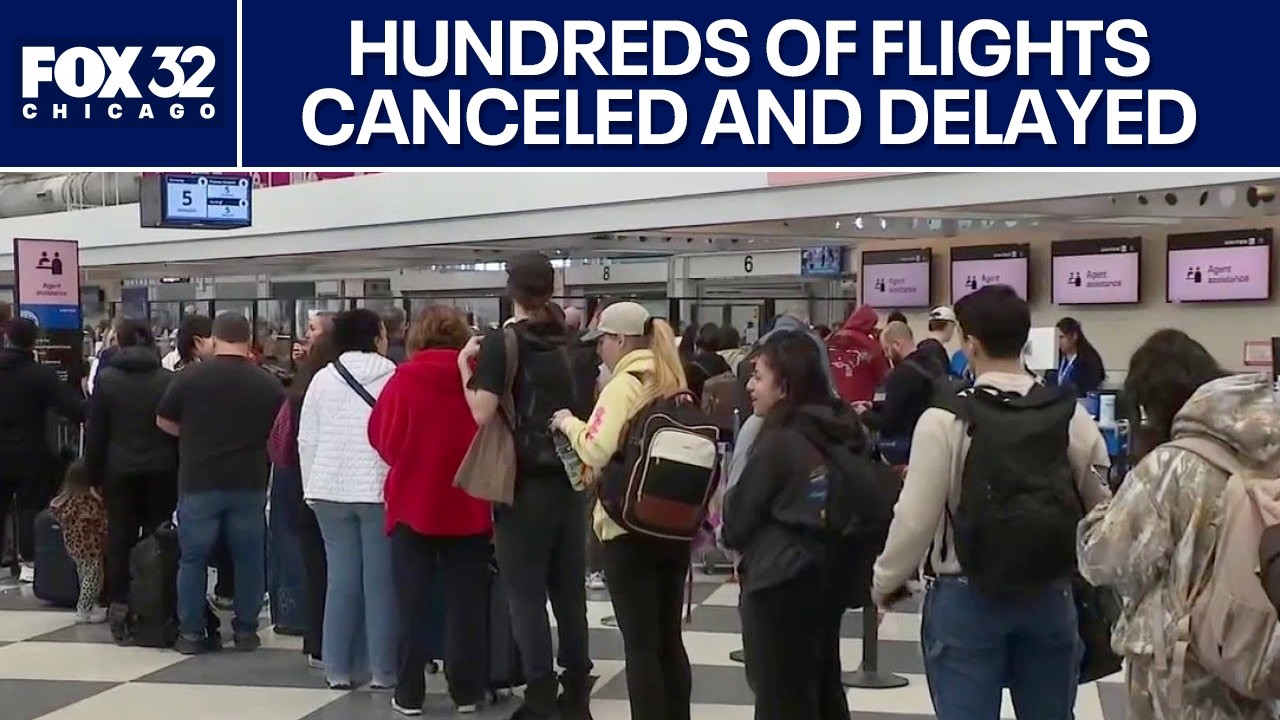 Hundreds of flights canceled and delayed at O’Hare as storm disrupts ...