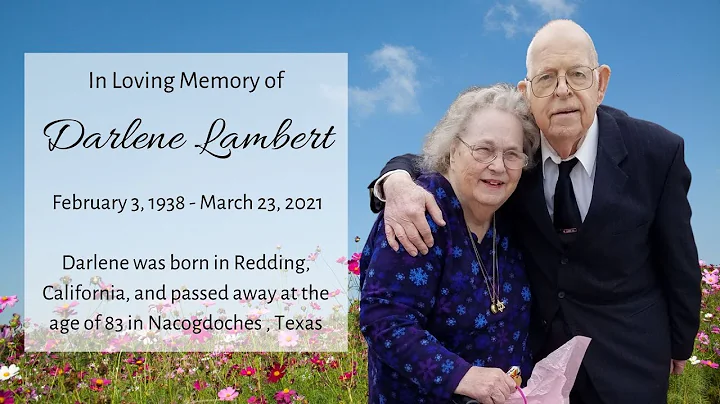 Memorial Service for Darlene Lambert