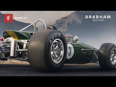 Brabham Project - Timelapse Artwork - Maya/Vray/Photoshop
