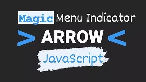 Menu Indicator HTML CSS & Javascript