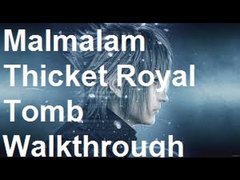 Video: Final Fantasy 15 - Malmalam Thicket For Tomb Of The Pious, Myrlwood Forest For The Rogue Grav, Tomb Of The Just Location