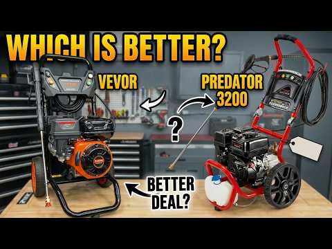 Don't Buy the Harbor Freight Predator Pressure Washer Until you see this! Why Vevor is a Better Buy!
