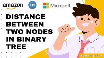 Min distance between two given nodes of a Binary Tree | Amazon | Linkedin | Distance btw two Nodes