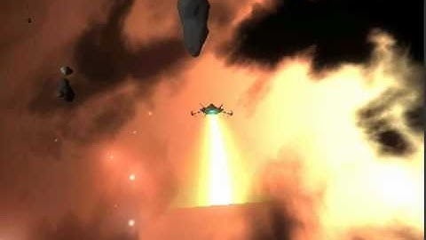 Unity 3d Space flight test