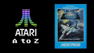 F-15 Strike Eagle for Atari 8-bit informs us the Eagle has crashed | Atari A to Z