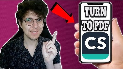 Hoe maak je een PDF in de CamScanner-app - Stap voor stap