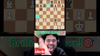 BRILLIANT QUEEN SACRIFICE 😅☺️ PUZZLE#chessshorts #mindblowingmoves