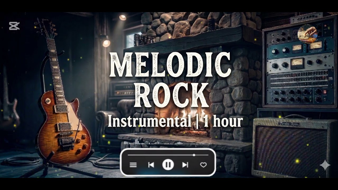 Melodic Rock Instrumental | guitar music for healing | 1 hour # ...