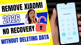 Removing Xiaomi password doesn't bring up recovery mode or doesn't wipe data or factory reset