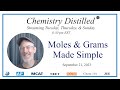 Moles and Grams Conversions