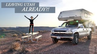 LEAVING UTAH ALREADY?! HORSESHOE BEND & MONUMENT VALLEY First EVER VISIT! Truck Camper Life