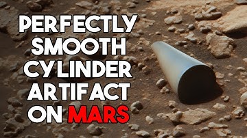 Perfectly Smooth Cylinder Artifact on Mars