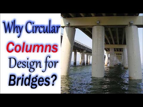 WHY WE PROVIDE ONLY CIRCULAR COLUMNS IN BRIDGE??                    #civilkhoj   check description