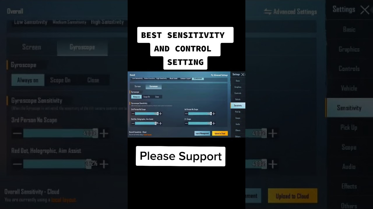 Best control and setting ✅✅ 