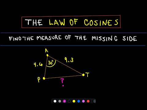 ❖ The Law Of Cosines SAS Example ❖