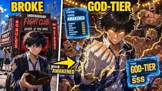When A POOR 18y⧸o Student Enters UNDERGROUND Fights And Awakens A GOD TIER SYSTEM!