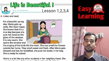 Life is Beautiful💥. Unit 20 Lesson 1,2,3,4. Class 5 English