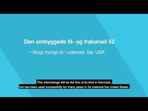 Diverging Diamond Interchange (DDI) in Denmark