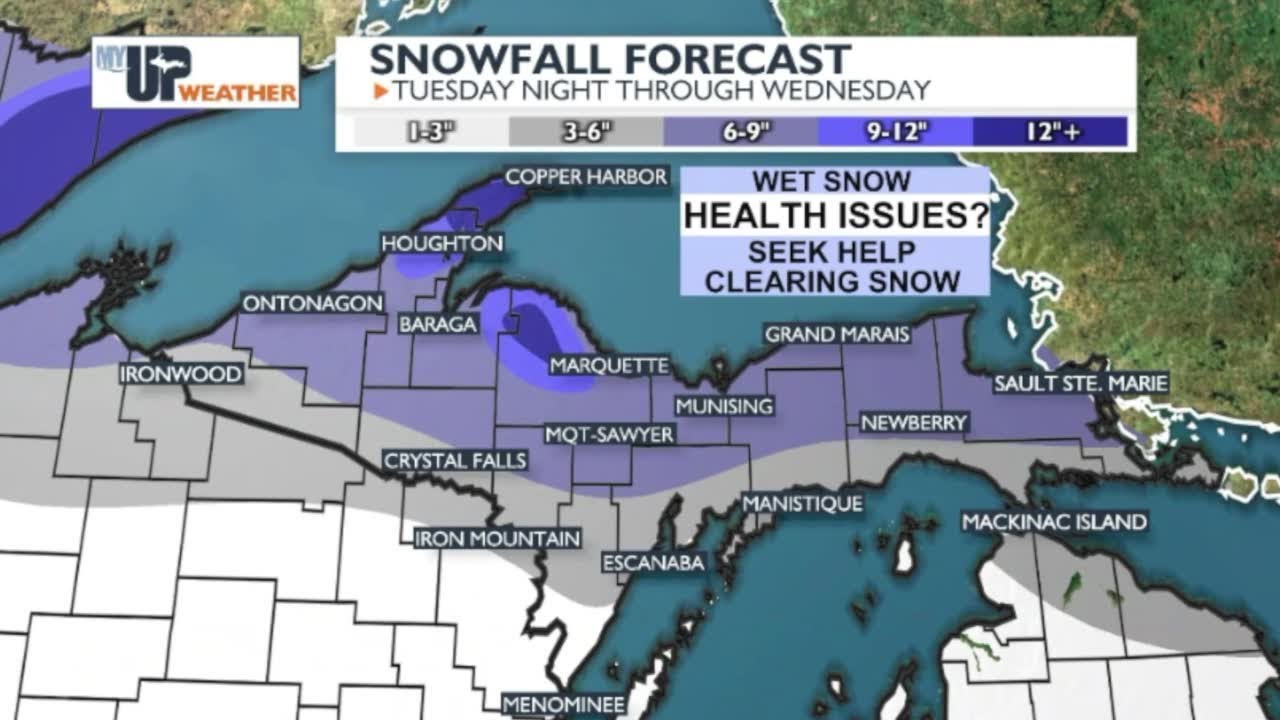 My UP Weather: Heavy wet snow and freezing rain starting Tuesday night ...