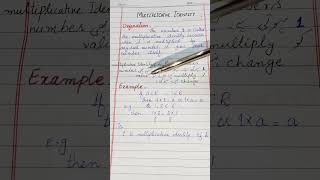 Multiplicative Identity Property | Real Numbers  #shorts #maths #viral #mathsmentor