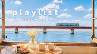 [PLAYLIST]When the train sound fades, the sparkling morning sea opens up 🚃☕ | Soft Pop · Groove Pop screenshot 5