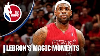 🚨 MAGIC MOMENTS! 🚨 LeBron James’ best Christmas Day Moments 🍿 | NBA on ESPN