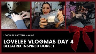 Cutting Snake Fabric and Sewing it! | Lovelee Vlogmas Day 4