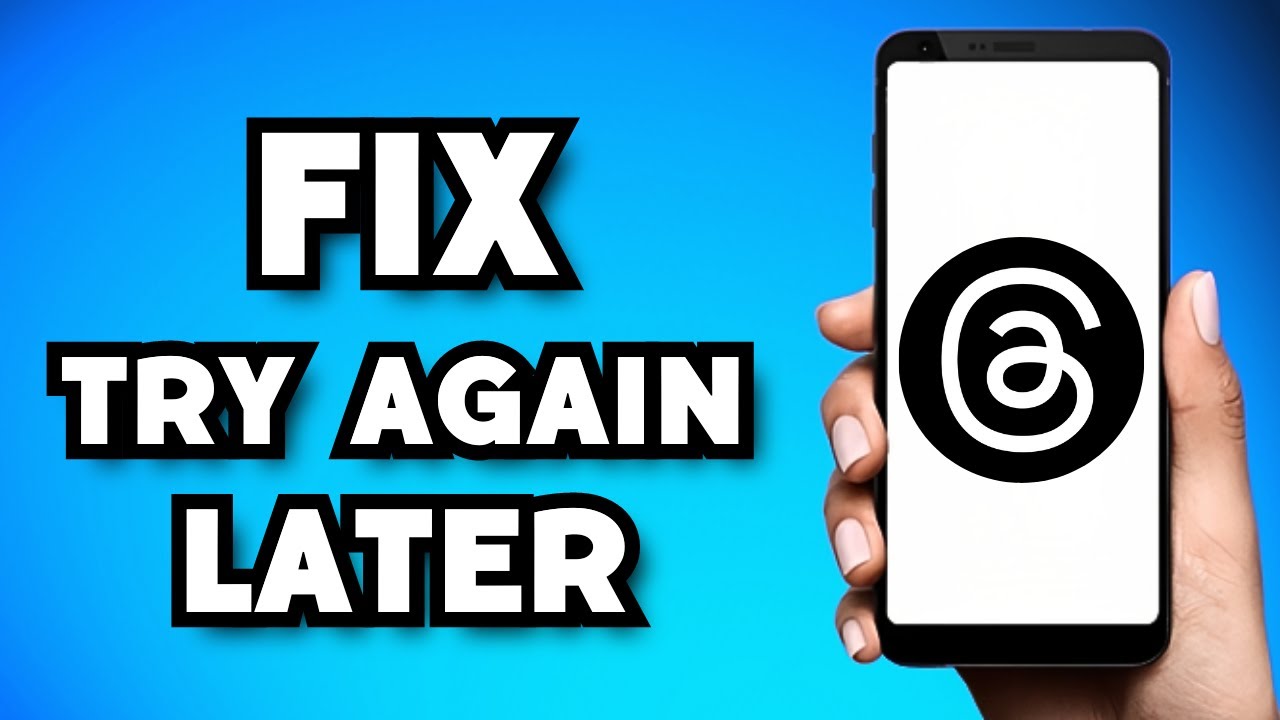 Thread Again How To Fix Try Again Later on Instagram Threads (2023 Guide) - YouTube