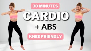 🔥30-Minute Cardio Workout + Abs🔥No Jumping🔥All Standing Home Workout🔥