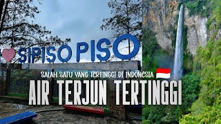 One of the Tallest Waterfalls in Indonesia 🇮🇩 Sipiso-Piso Waterfall | Lake Toba