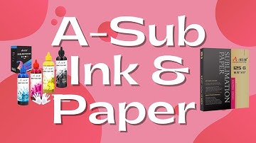 Testing A-Sub Ink & Paper! How does it look?!