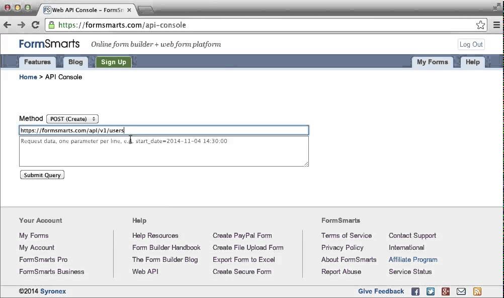 How to Create a FormSmarts User