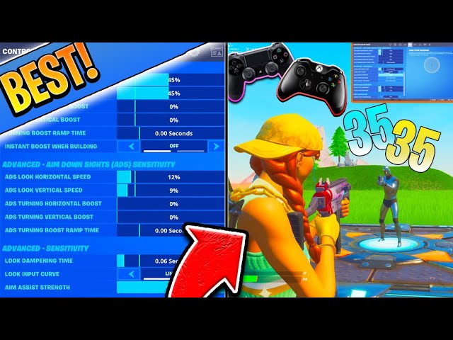 BEST Aim Assist SETTINGS! BEST Fortnite Sensitivity/Settings for PS4/XBOX! ( Fortnite BEST Settings) - YouTube