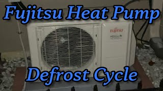 Fujitsu Halcyon Ductless Mini Split - Defrost Cycle