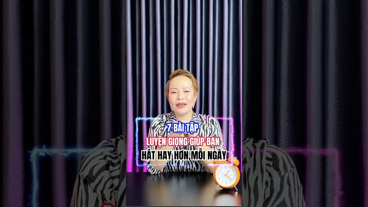 7 VOICE EXERCISES TO HELP YOU SING BETTER EVERY DAY IN SINGING #shorts - youtube