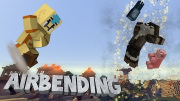 Minecraft: AIRBENDING MOD! (Avatar The Last Blockbender mod)