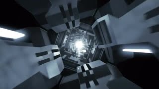 Futuristic Metal Corridor Stock Motion Graphics